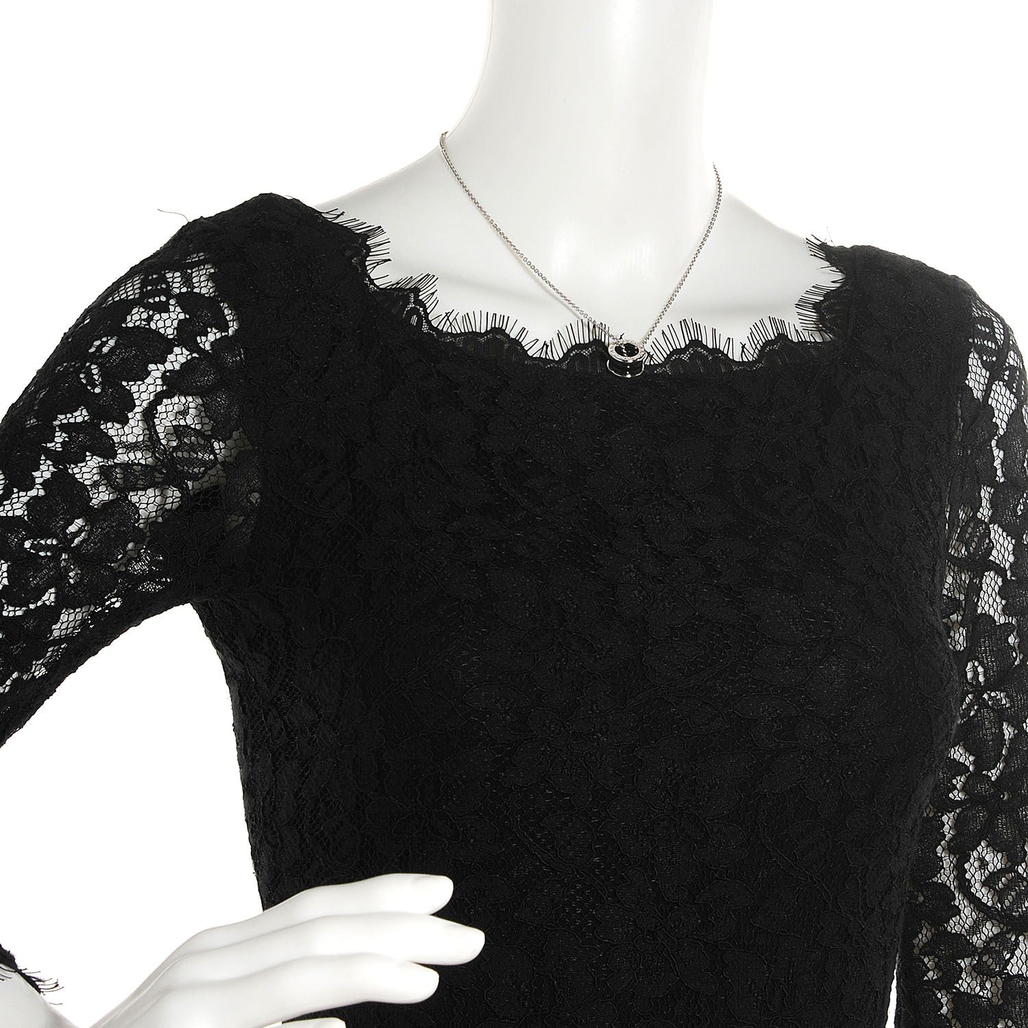 Bulgari 18K White Gold Black Ceramic B.zero1 Pendant Necklace 2 of 9