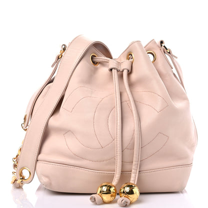 Chanel Lambskin Mini CC Drawstring Bag Light Pink 1 of 18