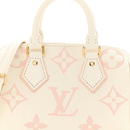 Louis Vuitton Empreinte Monogram Giant Speedy Bandouliere 20 Latte Chamallow 8 of 13