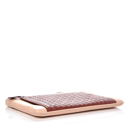 Bottega Veneta Nappa Intrecciato Zip Pouch Pink Brique 4 of 13