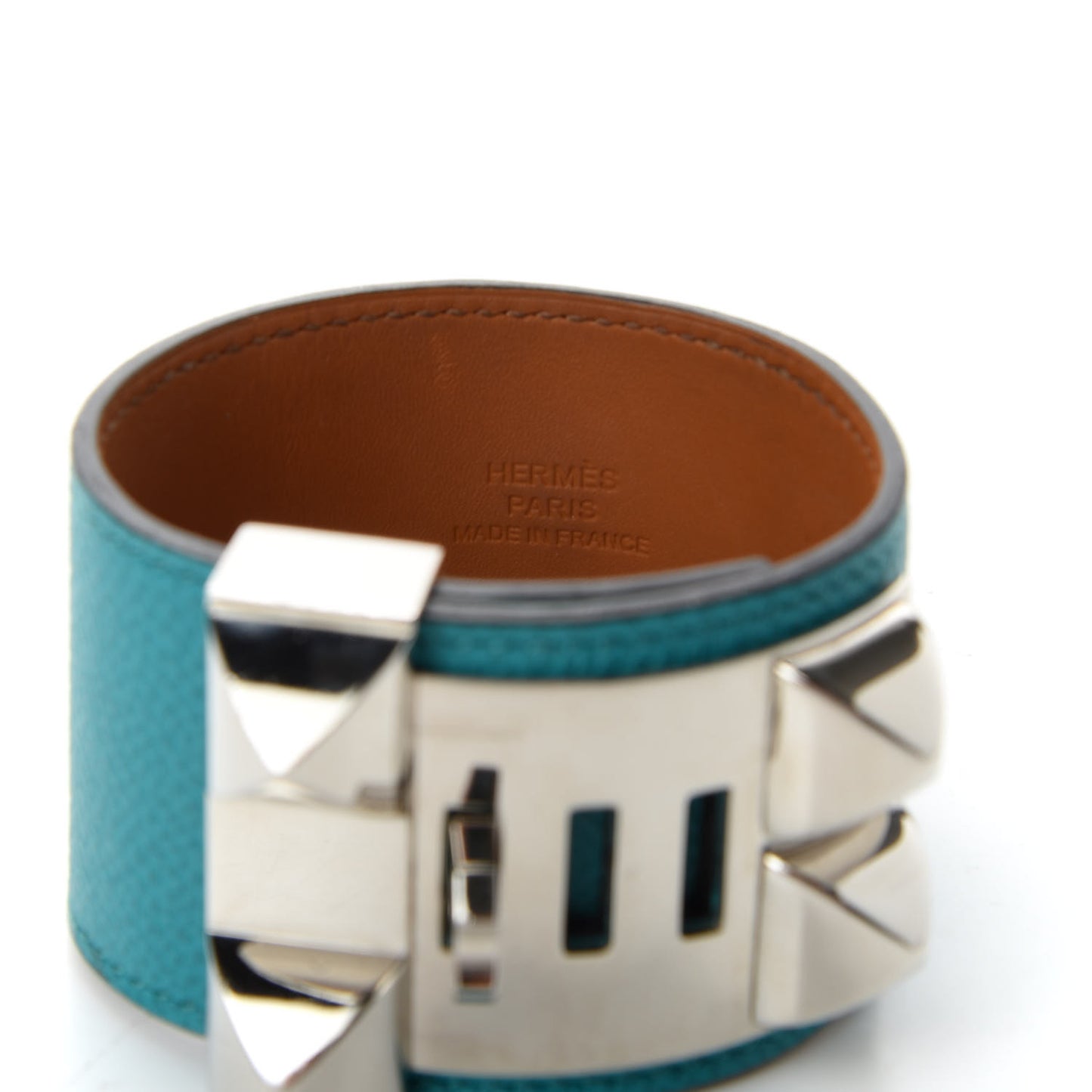 Epsom Collier de Chien CDC Bracelet S Bleu Paon