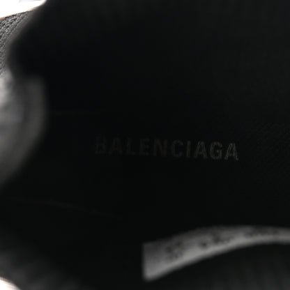 Balenciaga Neoprene Knit Womens Speed Graffiti Sneakers 36 Black White 8 of 9