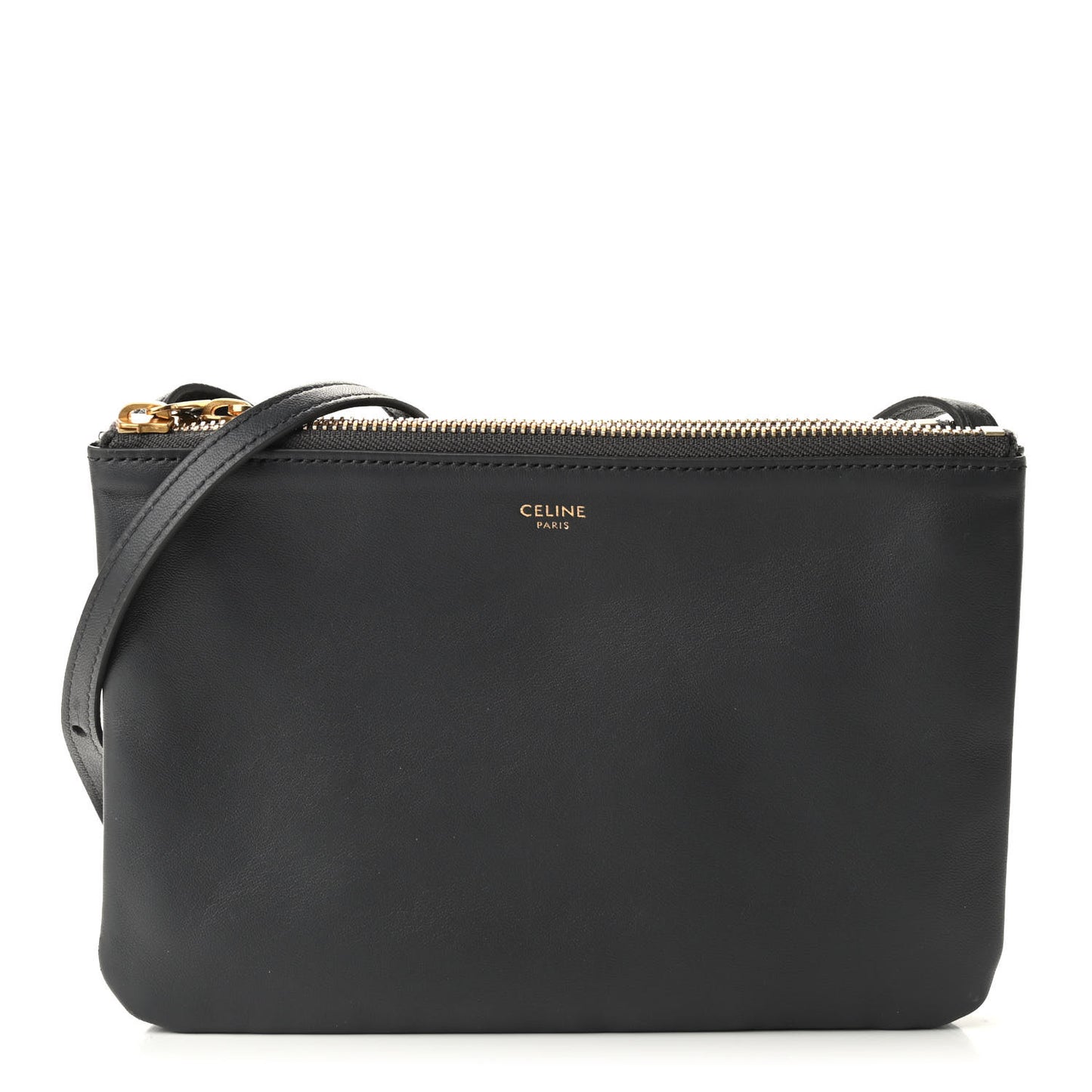 Lambskin Small Trio Crossbody Bag Grey