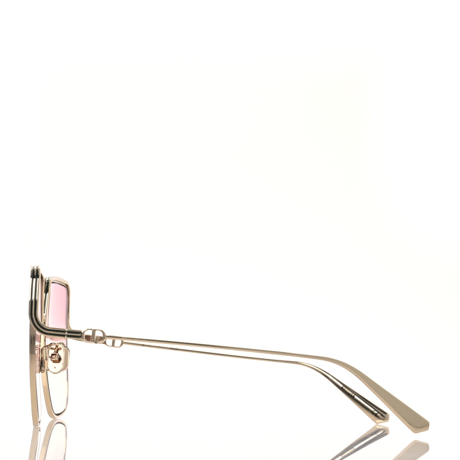 Christian Dior Metal EverDior Square Sunglasses Rose Gold 3 of 8