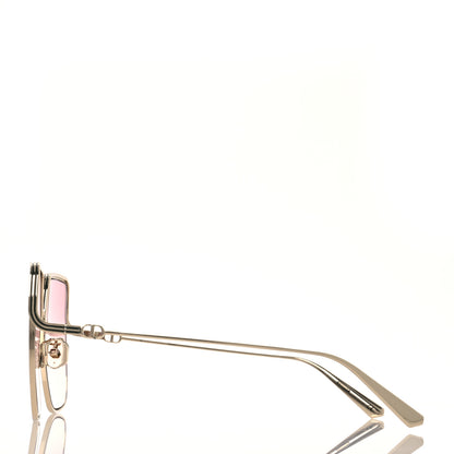 Christian Dior Metal EverDior Square Sunglasses Rose Gold 3 of 8