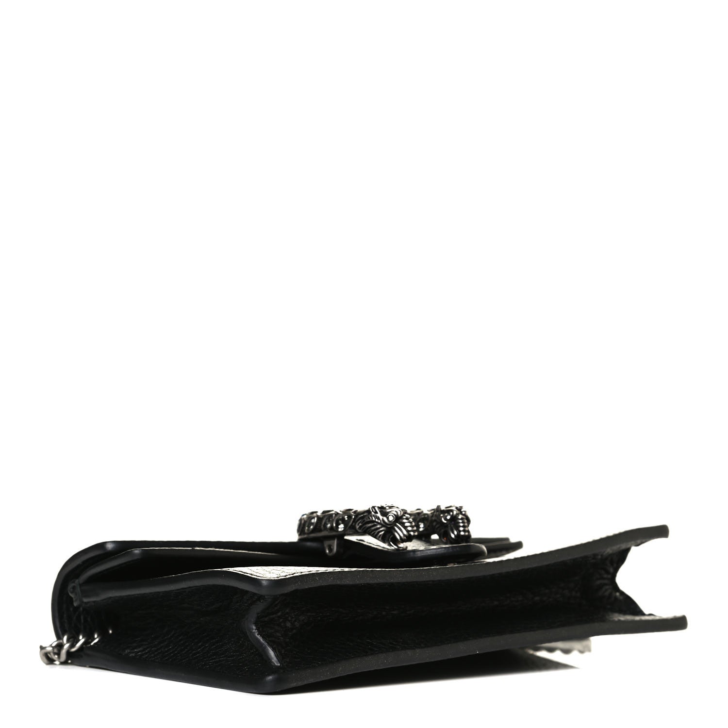 Gucci Calfskin Super Mini Dionysus Shoulder Bag Black 3 of 7