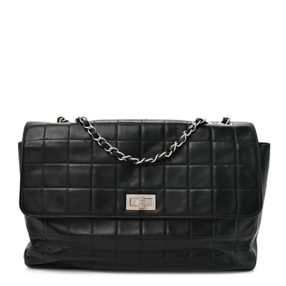 Chanel Lambskin Reissue Chocolate Bar Flap Black 1 of 15