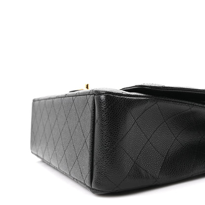 Chanel Caviar Quilted Maxi Double Flap Black 10 of 11