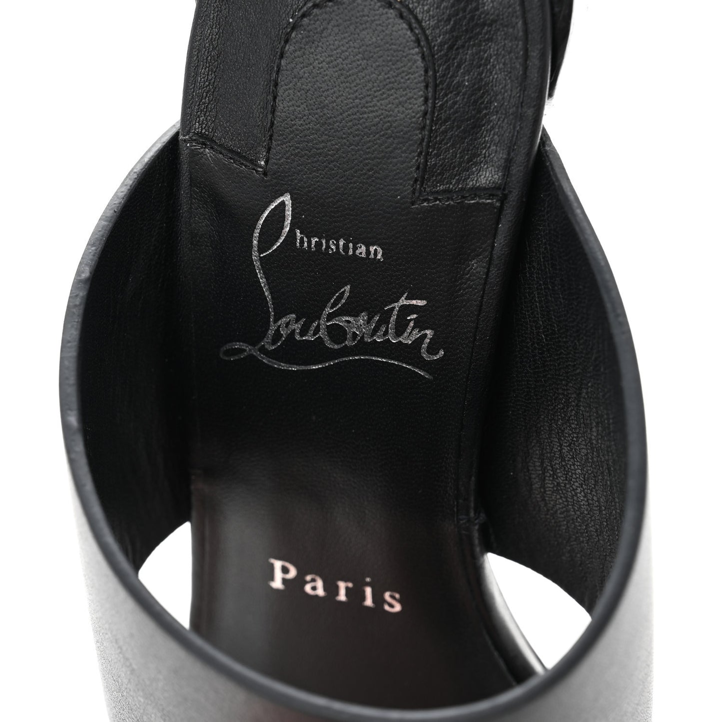 Calfskin CL Tongamule 55 Mule  35.5 Black
