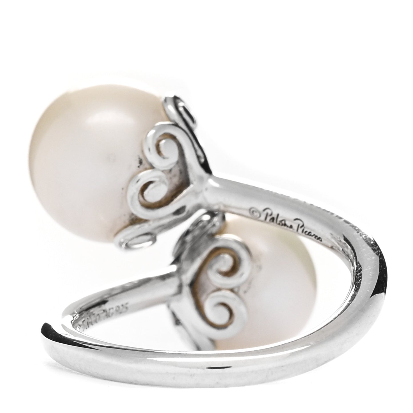 Sterling Silver Freshwater Paloma Picasso Goldoni Bypass Ring 47 4.25