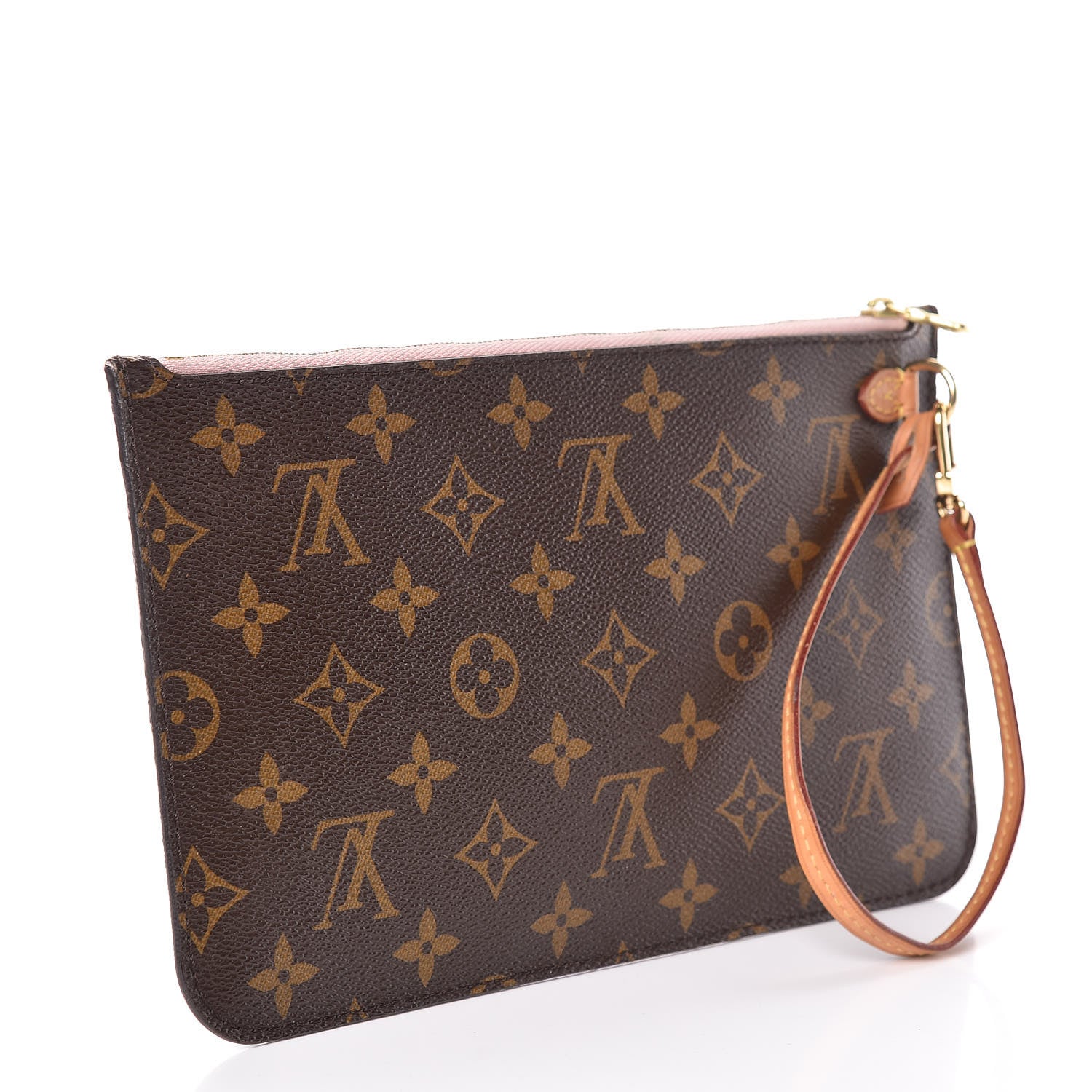 Louis Vuitton Monogram Neverfull MM GM Pochette Rose Ballerine 3 of 7