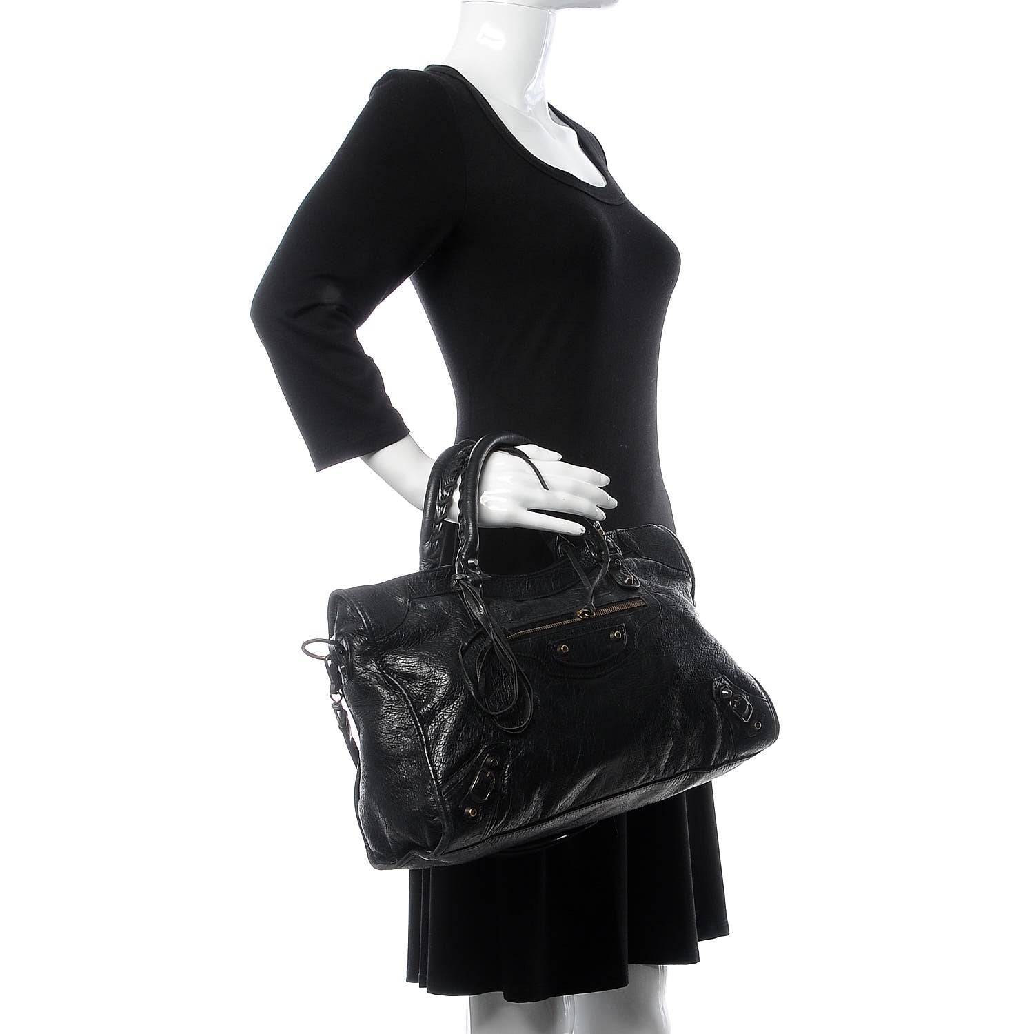 Balenciaga Agneau Classic Hardware City Black 2 of 15