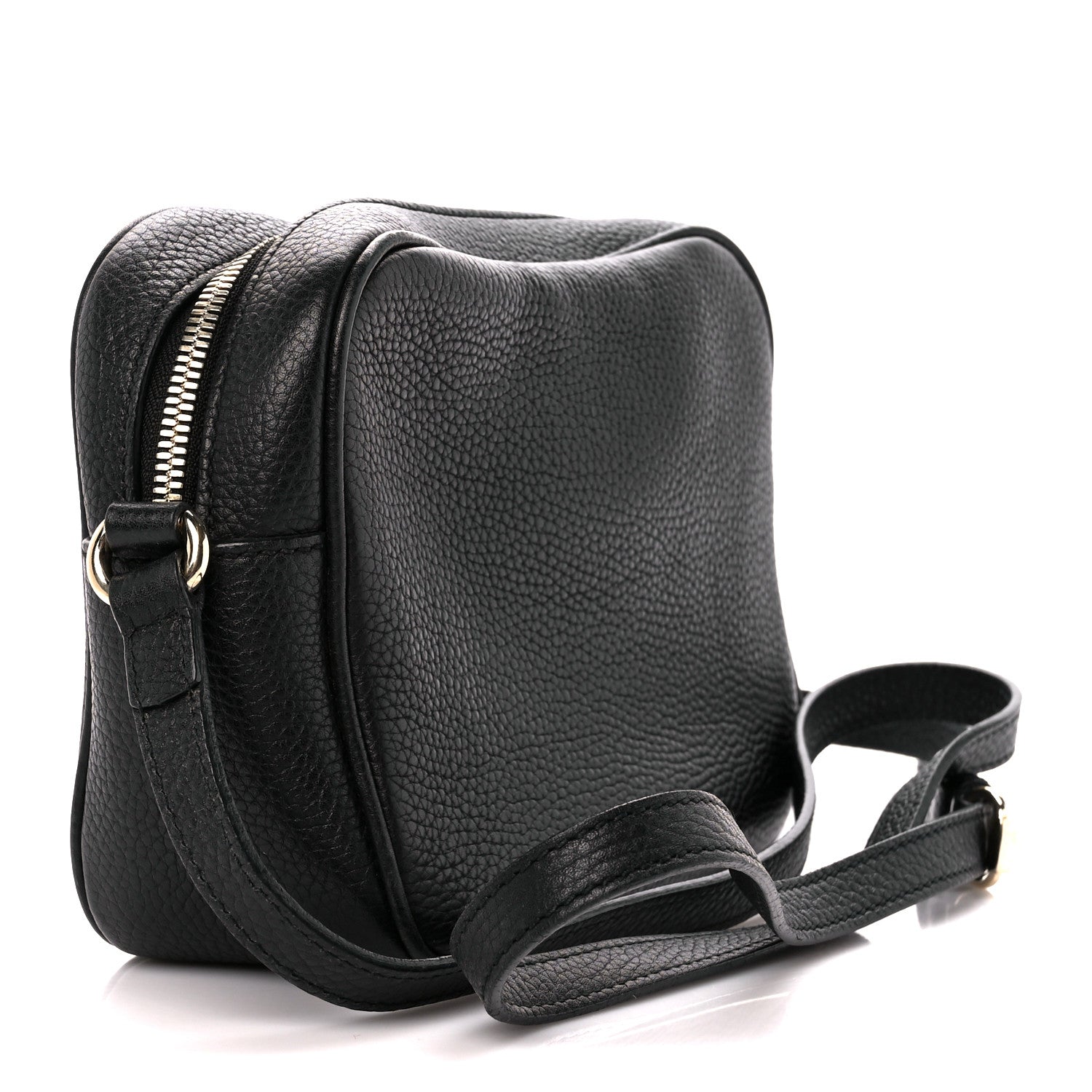 Gucci Pebbled Calfskin Small Soho Disco Bag Black 3 of 11