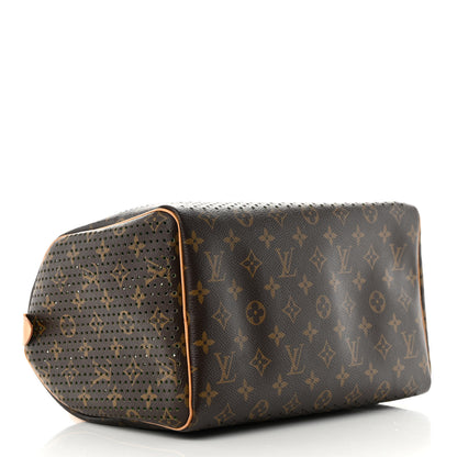 Louis Vuitton Monogram Perforated Speedy 30 Green 4 of 17