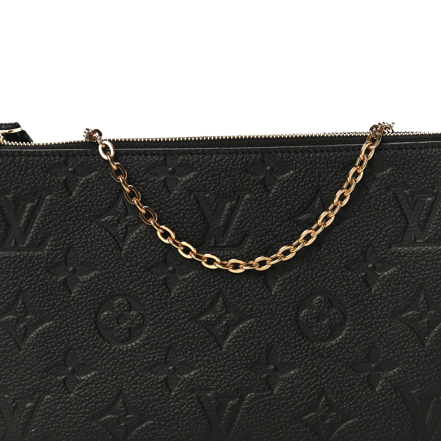 Empreinte Double Zip Pochette Black