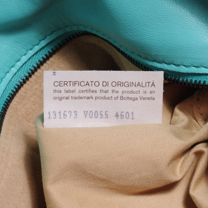 Bottega Veneta Catalano Leather Regent Tote Bag Turquoise 7 of 8