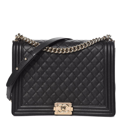 Chanel Caviar Quilted Large Boy Flap Black 1 of 10