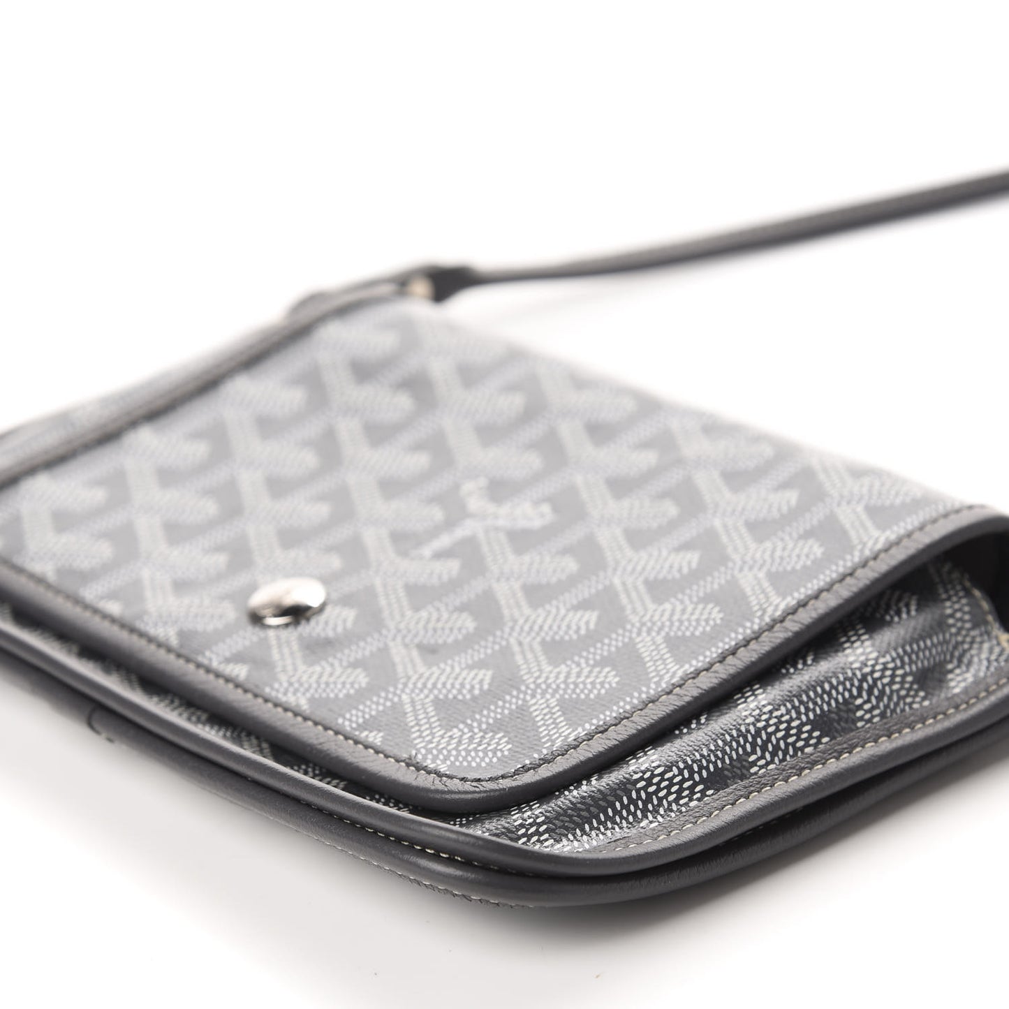 Goyardine Plumet Wallet Clutch Grey