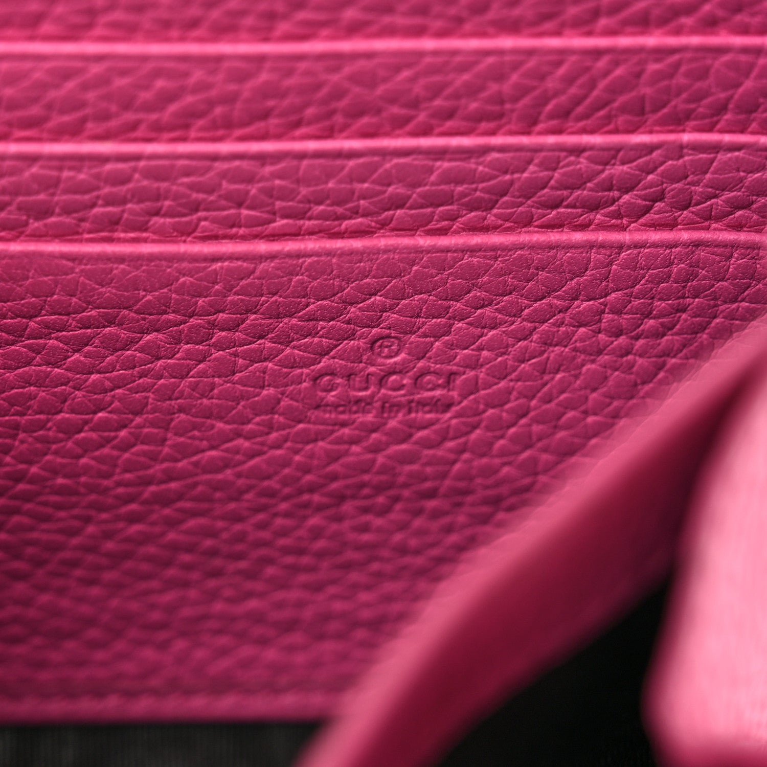 Gucci Cellarius Calfskin GG Marmont Chain Wallet Pink Tropical Flower 6 of 11