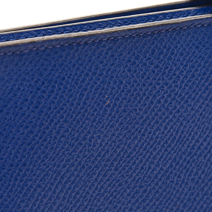 Hermes Epsom Bearn Gusset Wallet Bleu Electrique 8 of 10