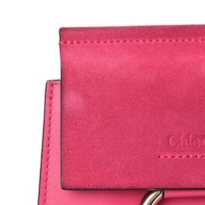 Chloe Suede Calfskin Mini Faye Bracelet Bag Fuchsia Rose 15 of 15