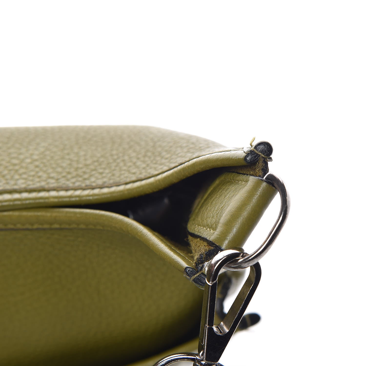 Hermes Taurillon Clemence Evelyne II PM Vert Chartreuse 13 of 18