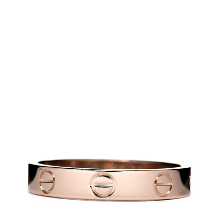 Cartier 18K Pink Gold 3.5mm LOVE Wedding Band Ring 55 7.25 2 of 4