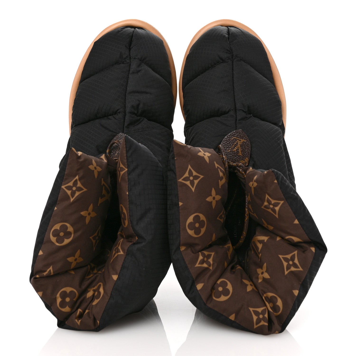Louis Vuitton Nylon Monogram Pillow Comfort Ankle Boot 38 Black 2 of 10