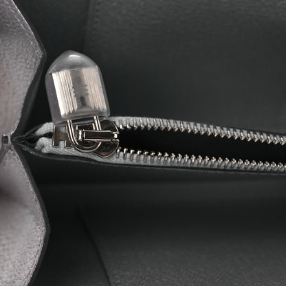 Hermes Metallic Chevre Chamkilight Kelly Wallet To Go Argent 22 of 25