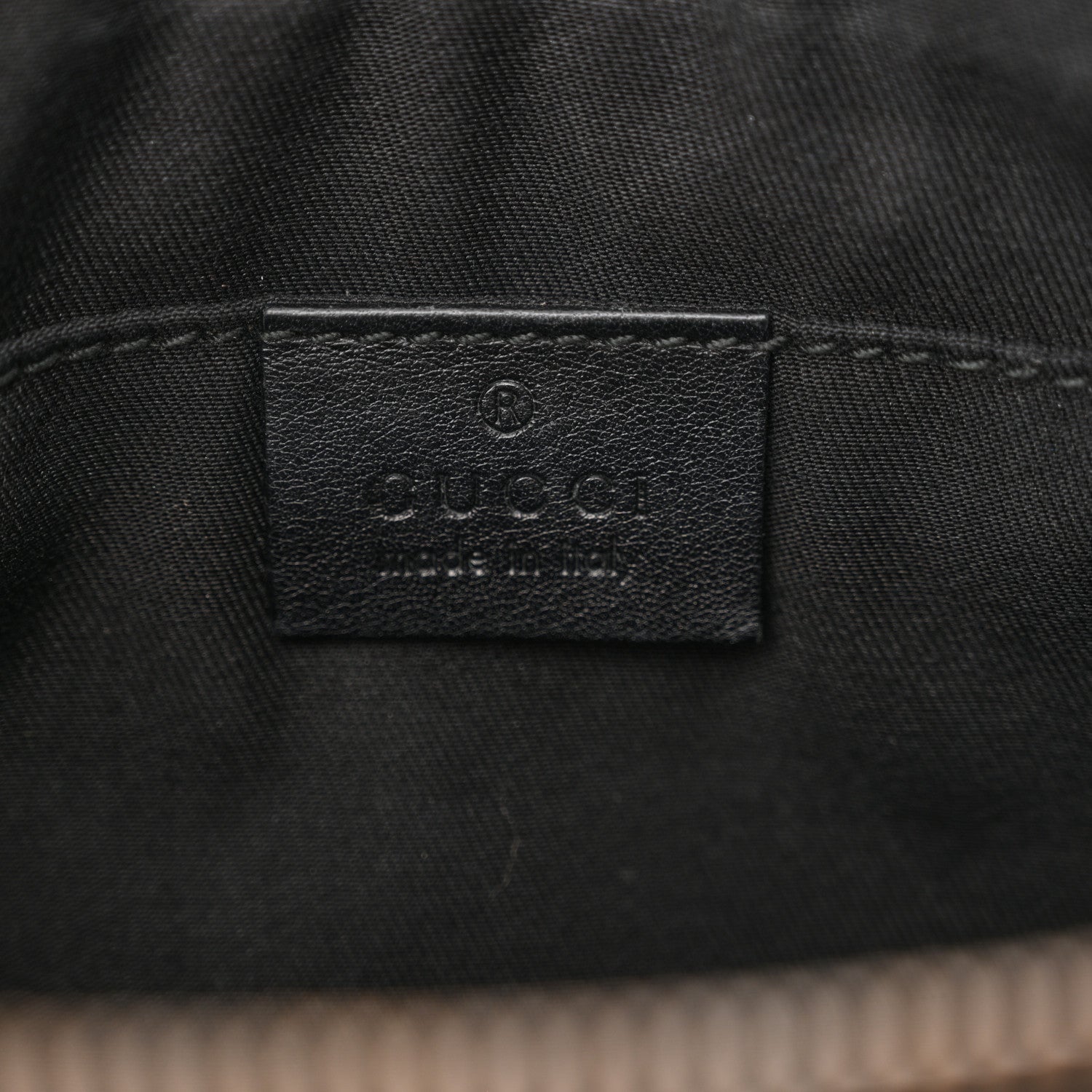 Gucci Guccissima Waist Belt Bag Black 6 of 13