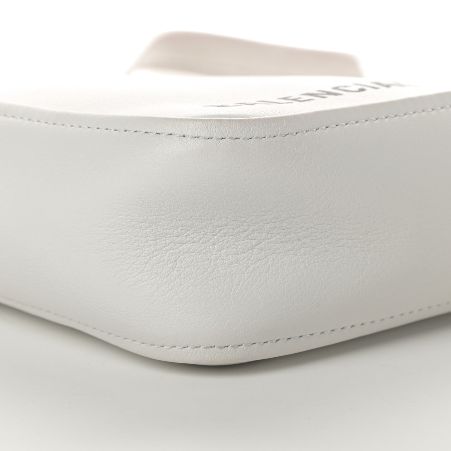 Calfskin XS Triangle Duffle White