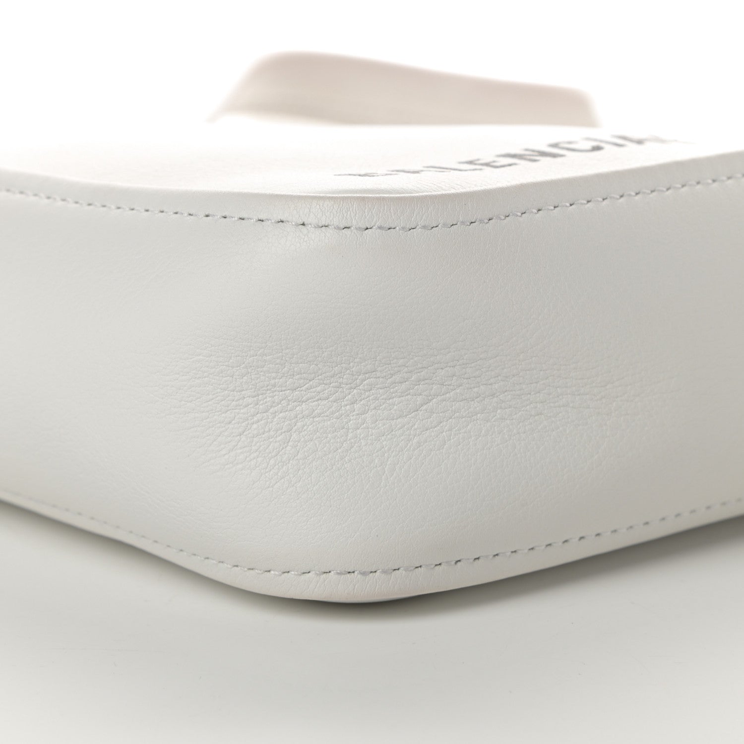 Balenciaga Calfskin XS Triangle Duffle White 9 of 10