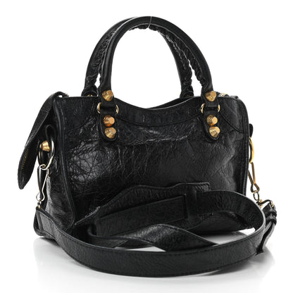 Balenciaga Agneau Giant 12 Gold Hardware Mini City Black 3 of 13