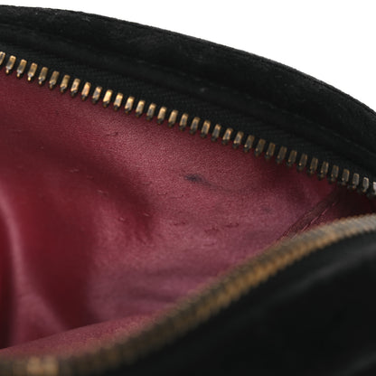 Gucci Velvet Matelasse GG Marmont Belt Bag Black 11 of 15