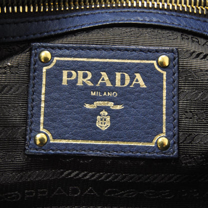 Prada Cervo Deerskin Large Tote Denim 7 of 9
