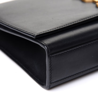Saint Laurent Smooth Calfskin Medium Classic Monogram Kate Tassel Satchel Black 8 of 10