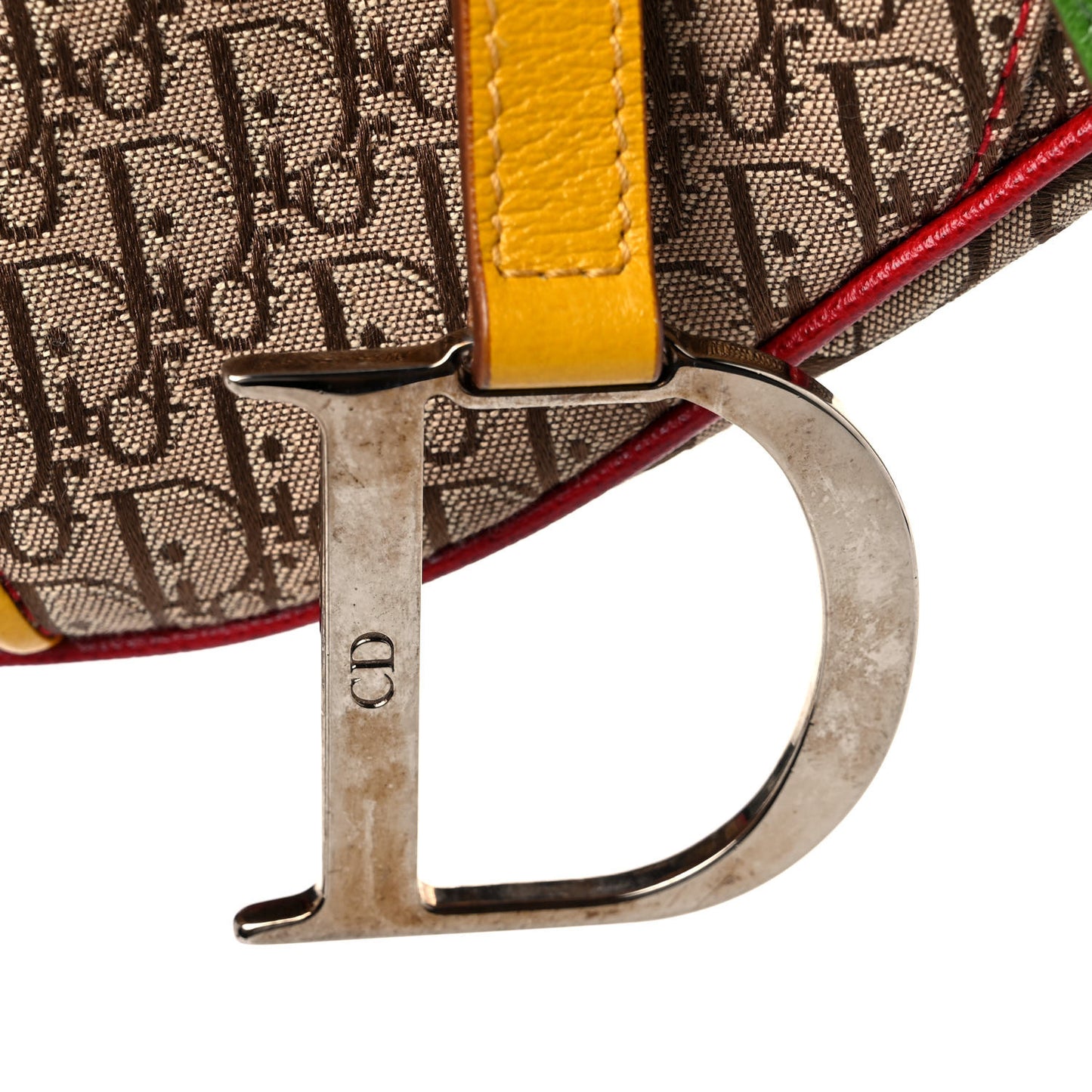 Monogram Rasta Saddle Bag Beige