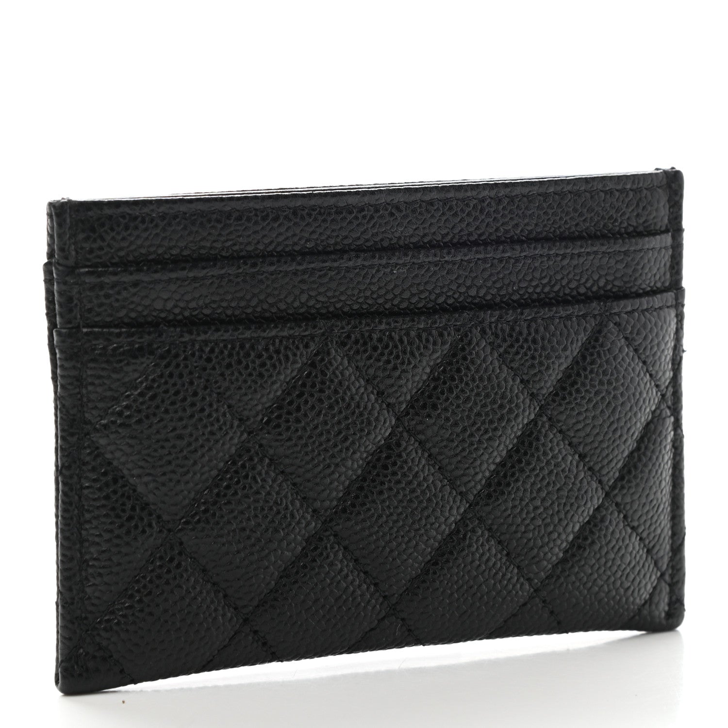 Chanel Caviar Quilted Boy Card Holder Black 3 of 9