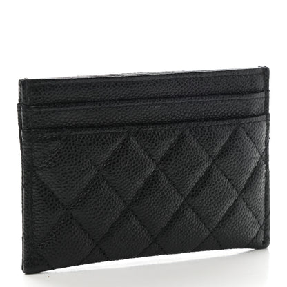 Chanel Caviar Quilted Boy Card Holder Black 3 of 9