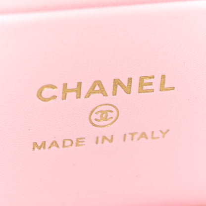 Chanel Caviar Quilted Small Vanity Case With Chain Light Pink 6 of 13