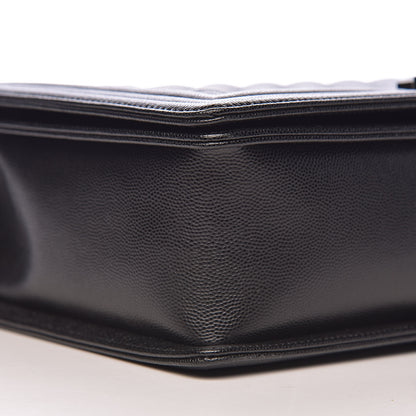 Chanel Caviar Quilted Large Boy Flap Black 9 of 12