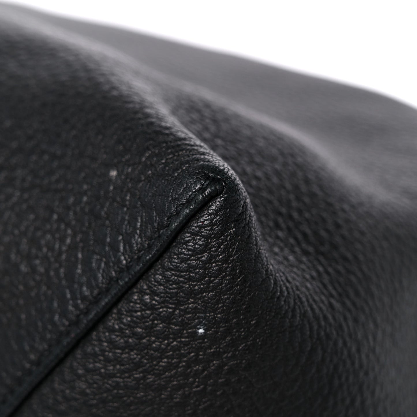 Cervo Deerskin Shopper Tote Black