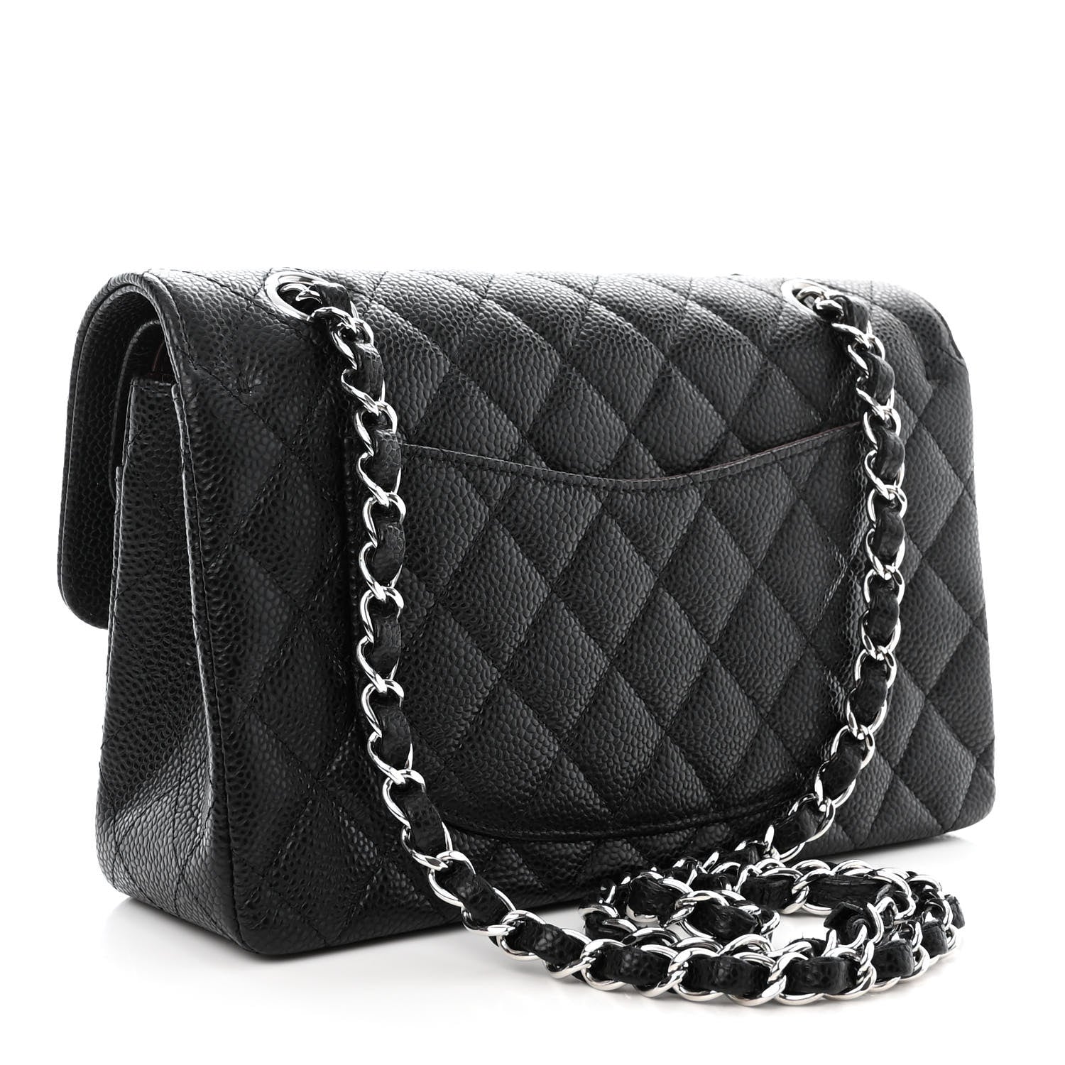 Chanel Caviar Quilted Small Double Flap Black 3 of 10