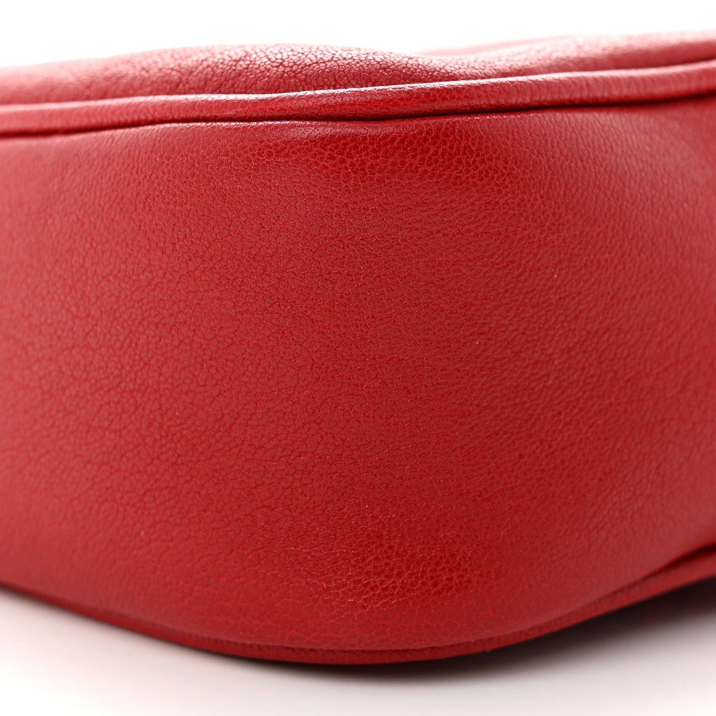 Lambskin Monogram Lou Belt Bag Red