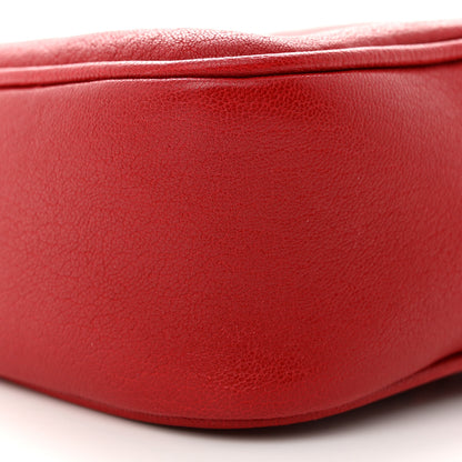 Saint Laurent Lambskin Monogram Lou Belt Bag Red 10 of 12