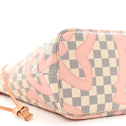 Louis Vuitton Damier Azur Tahitienne Neverfull MM 10 of 11