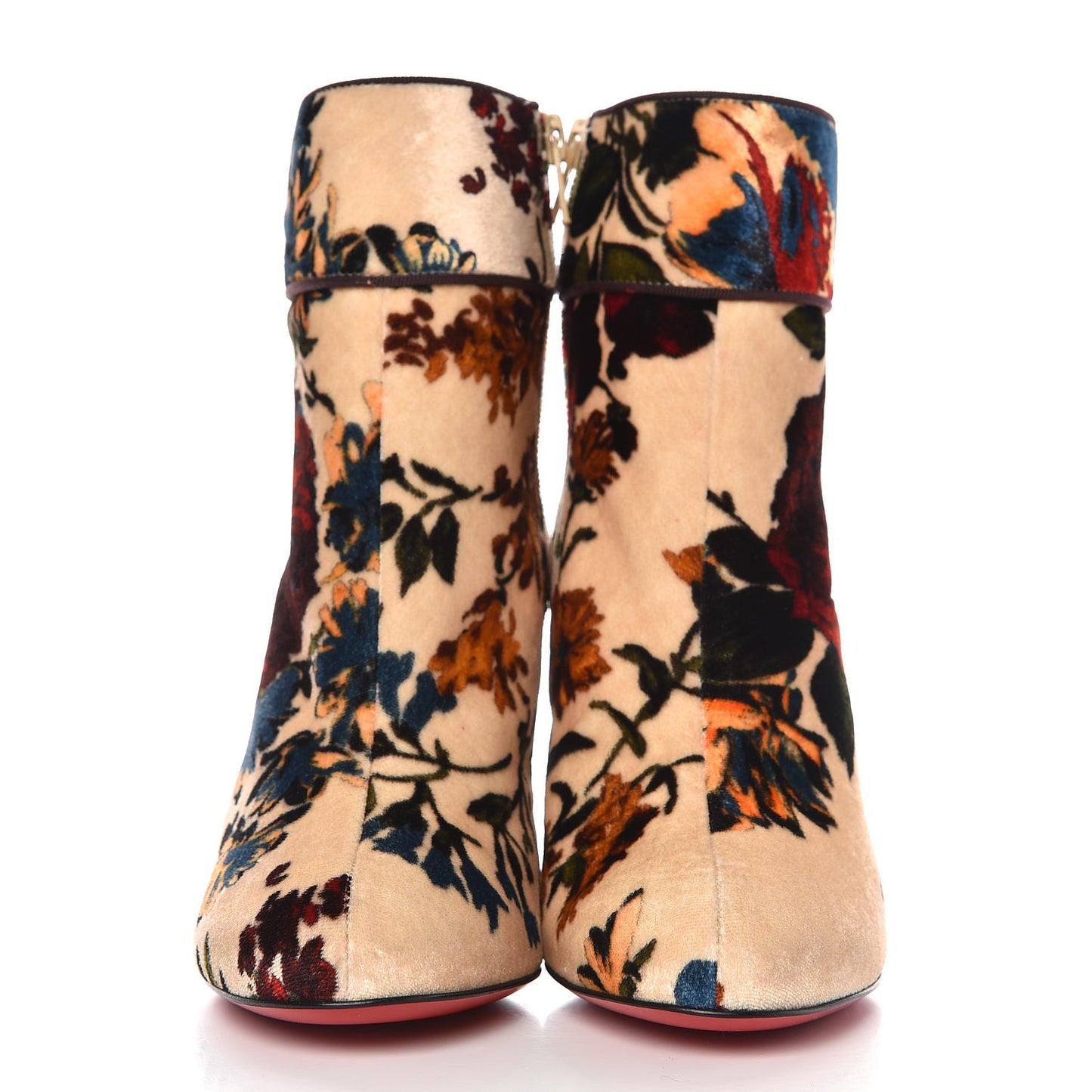 Veau Velours Moulamax 85 Booties 36 Nude