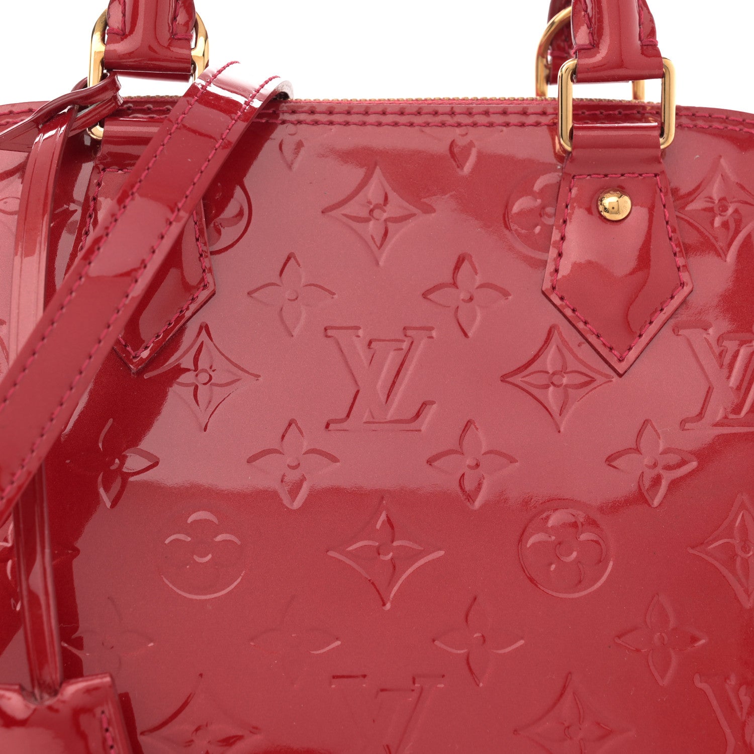 Louis Vuitton Vernis Alma PM Pomme D'Amour 8 of 11