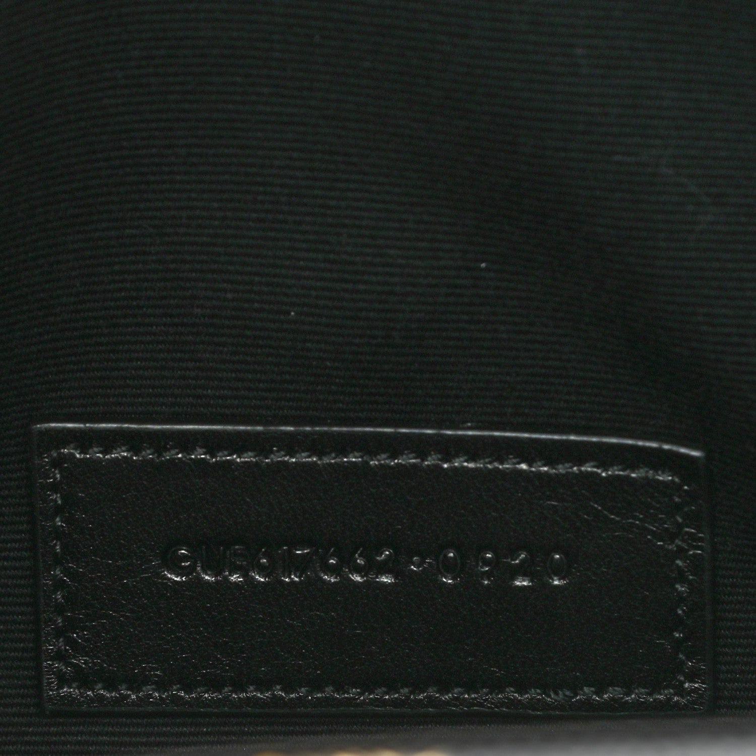 Saint Laurent Grain De Poudre Matelasse Chevron Monogram Envelope Clutch Black 7 of 7