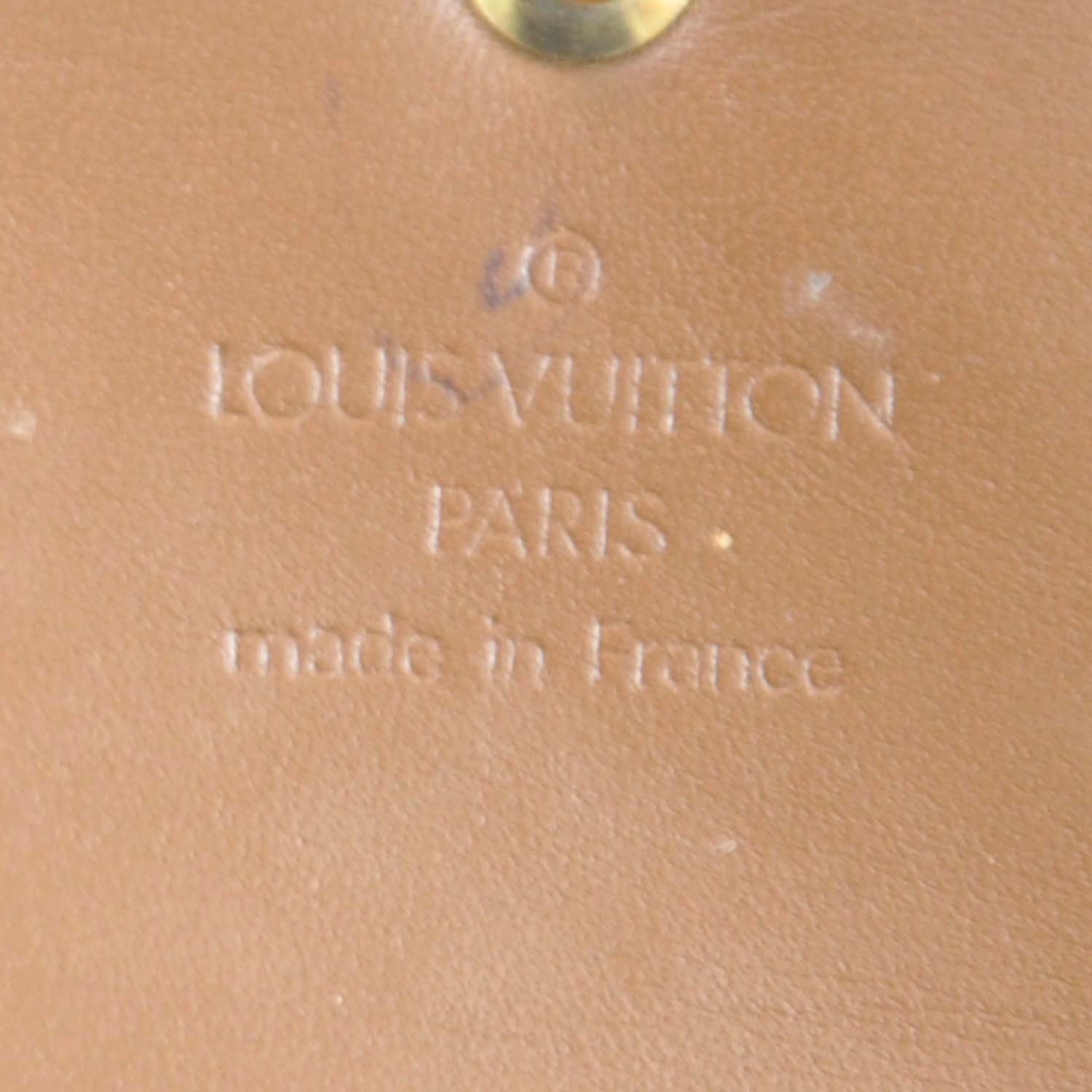 Louis Vuitton Vernis Porte Tresor International Wallet Bronze 12 of 12